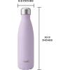 imageSwell Stainless Steel Water Bottle 25oz Silver Lining Triple Layered Vacuum Insulated Containers Keeps Drinks Cold for 48 Hours and Hot for 24 BPA Free Perfect for On the GoLilac