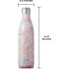 imageSwell Stainless Steel Water Bottle 25oz Silver Lining Triple Layered Vacuum Insulated Containers Keeps Drinks Cold for 48 Hours and Hot for 24 BPA Free Perfect for On the GoGeode Rose