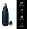 imageSwell Stainless Steel Water Bottle 25oz Silver Lining Triple Layered Vacuum Insulated Containers Keeps Drinks Cold for 48 Hours and Hot for 24 BPA Free Perfect for On the GoAzurite
