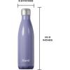 imageSwell Stainless Steel Water Bottle 25oz Silver Lining Triple Layered Vacuum Insulated Containers Keeps Drinks Cold for 48 Hours and Hot for 24 BPA Free Perfect for On the GoHillside Lavendar