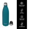 imageSwell Stainless Steel Water Bottle 25oz Silver Lining Triple Layered Vacuum Insulated Containers Keeps Drinks Cold for 48 Hours and Hot for 24 BPA Free Perfect for On the GoPeacock Blue