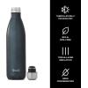 imageSwell Stainless Steel Water Bottle 25oz Silver Lining Triple Layered Vacuum Insulated Containers Keeps Drinks Cold for 48 Hours and Hot for 24 BPA Free Perfect for On the GoBlue Suede