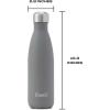 imageSwell Stainless Steel Water Bottle 25oz Silver Lining Triple Layered Vacuum Insulated Containers Keeps Drinks Cold for 48 Hours and Hot for 24 BPA Free Perfect for On the GoSmokey Quartz