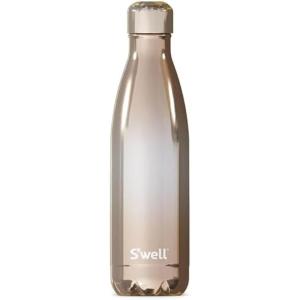 imageSwell Stainless Steel Water Bottle 17oz Yellow Gold Ombre Triple Layered Vacuum Insulated Containers Keeps Drinks Cold for 36 Hours and Hot for 18 BPA Free Perfect for On the GoRose Gold Ombre