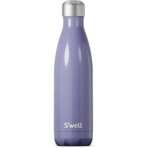 imageSwell Stainless Steel Water Bottle 25oz Silver Lining Triple Layered Vacuum Insulated Containers Keeps Drinks Cold for 48 Hours and Hot for 24 BPA Free Perfect for On the GoHillside Lavendar