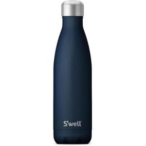 imageSwell Stainless Steel Water Bottle 25oz Silver Lining Triple Layered Vacuum Insulated Containers Keeps Drinks Cold for 48 Hours and Hot for 24 BPA Free Perfect for On the GoAzurite