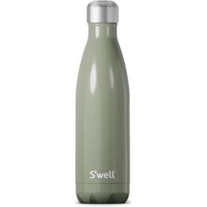 imageSwell Stainless Steel Water Bottle 25oz Silver Lining Triple Layered Vacuum Insulated Containers Keeps Drinks Cold for 48 Hours and Hot for 24 BPA Free Perfect for On the GoMountain Sage