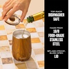image:imageSwell Stainless Steel Wine Tumbler 14oz Onyx Triple Layered Vacuum Insulated Container Keeps Drinks Colder for Longer Splash Proof Slide Open Lid BPA Free BarwareTeakwood