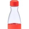 image:imageSwell Glass Original Water Bottle With Straw 18oz Chambray Borosilicate Glass Bottle With Collapsible Glass Straw And Silicone Sleeve Zero Plastic Leakproof BPA FreeRadiant Coral