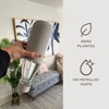 image:imageSwell Glass Original Water Bottle With Straw 18oz Chambray Borosilicate Glass Bottle With Collapsible Glass Straw And Silicone Sleeve Zero Plastic Leakproof BPA FreeLunar Grey