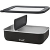 image:imageSwell Stainless Steel Bento Box Onyx Fits One Large Entree Or Small Entree And Snack Includes Removable Divider Leakproof Easy to Clean Dishwasher SafeOnyx