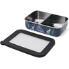 image:imageSwell Stainless Steel Bento Box Onyx Fits One Large Entree Or Small Entree And Snack Includes Removable Divider Leakproof Easy to Clean Dishwasher SafeAzurite Marble