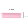 image:imageSwell Stainless Steel Bento Box Onyx Fits One Large Entree Or Small Entree And Snack Includes Removable Divider Leakproof Easy to Clean Dishwasher SafePeony