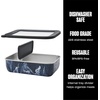 image:imageSwell Stainless Steel Bento Box Onyx Fits One Large Entree Or Small Entree And Snack Includes Removable Divider Leakproof Easy to Clean Dishwasher SafeAzurite Marble